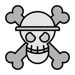Pirate Monkey Line Color Icon