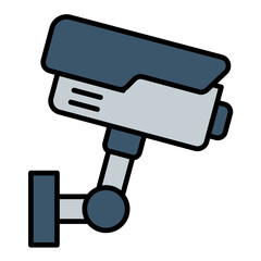 CCTV Line Color Icon