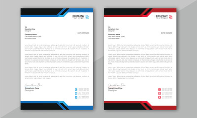 Letterhead template in Abstract style design. Modern Business Letterhead Design Template.
letterhead layout with abstract geometric. Letterhead Design Template.