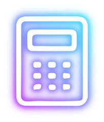 Set of business neon