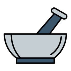 Pestle Line Color Icon