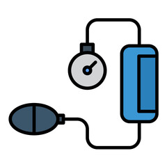 Tensiometer Line Color Icon