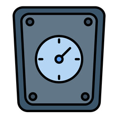 Weight Scale Line Color Icon