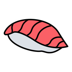 Sushi Line Color Icon