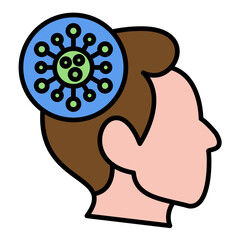 Infection Line Color Icon