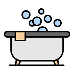Jacuzzi Line Color Icon