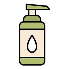 Lotion Line Color Icon