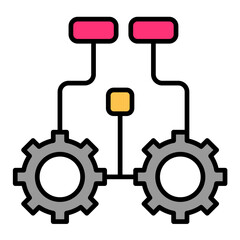 Logic Line Color Icon