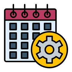 Schedule Line Color Icon