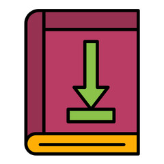 Download Book Line Color Icon