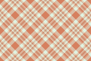 Tartan check fabric of seamless plaid pattern with a textile texture vector background.
