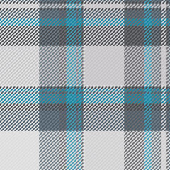 Seamless tartan fabric of plaid textile check with a pattern background texture vector.