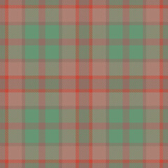 Plaid seamless pattern. Check fabric texture. Vector textile print.