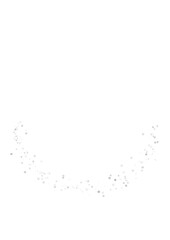 Decorative Glitter Sparkle Dust Frame Border