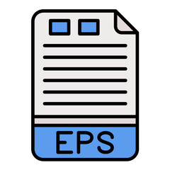 EPS Line Color Icon