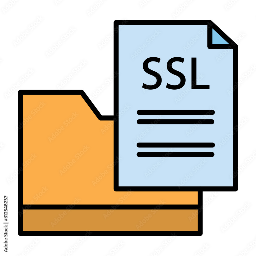 Poster ssl file line color icon