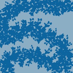 branches blue background
