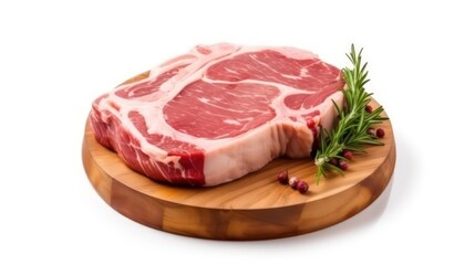 Fototapeta premium raw meat on a cutting board