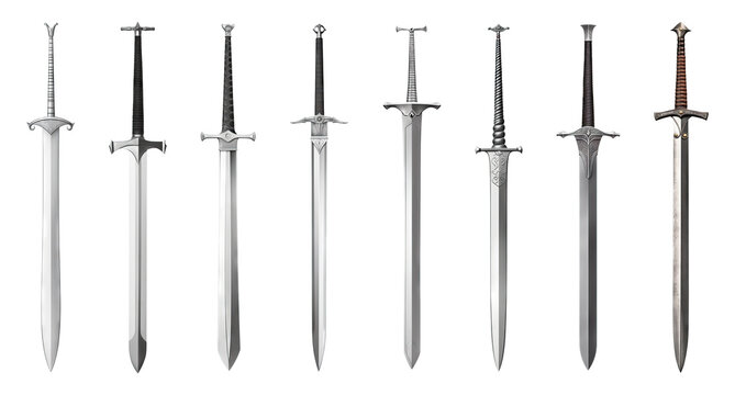 Vector Image Fantasy Sword Knight Dragon's Blade Weapon Medieval