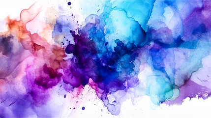 Obraz premium Abstract paint texture on canvas, background, generative AI.
