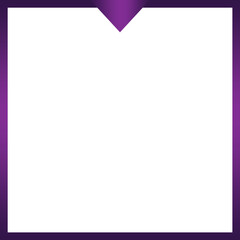 purple frame square point in the middle