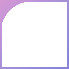 purple frame square and corner