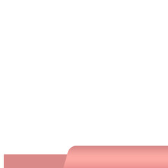 white frame pink banner bottom bar