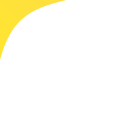 Obraz premium white frame and yellow corner