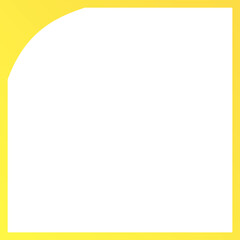 Obraz premium yellow frame and corner