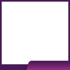 purple frame banner bottom bar