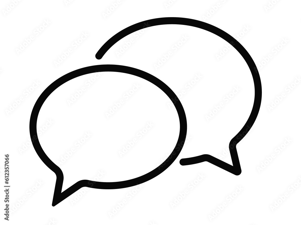 Poster bubble speech icon vector.bubble speech icon vector.
