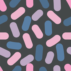Seamless abstract pattern with colored sticks on a dark background. print for clothes, tablecloths, wallpapers