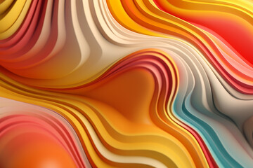 3D rendering abstract colorful geometric background banner or wallpaper, visual elements