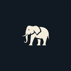 Elephant logo design vector illustration