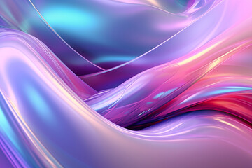 Naklejka premium 3D rendering abstract colorful background banner or wallpaper, graphic element