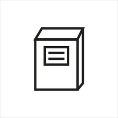 book icon vector logo template