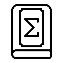 summation line icon