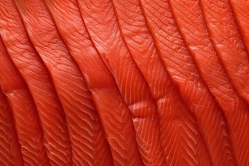 Salmon stake background texture Generative AI