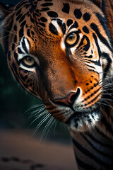 African leopard wildlife , animal face , felina motivation. Generative ai