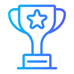 trophy gradient icon