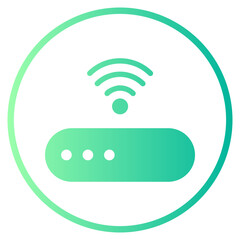 router gradient icon