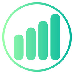 signal gradient icon