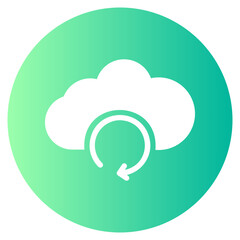 updating cloud gradient icon