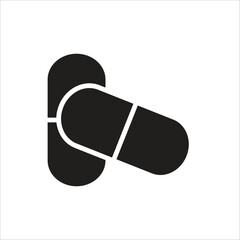 capsul vector icon logo template