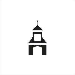 church vector icon logo template
