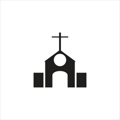 church vector icon logo template