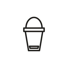 coffe glass vector icon logo template