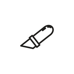 Fototapeta premium cutter vector icon logo template
