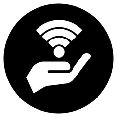 wifi glyph icon