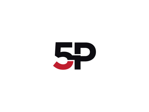 Creative And Luxury 5P Alphabet Letter Logo Design